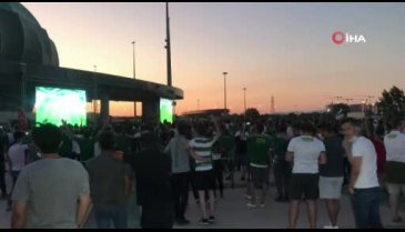 Bursalılar Bursaspor maçını dev ekrandan izledi