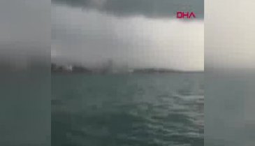 Ordu'da denizde hortum oluştu