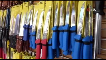 Bursalı bıçakçılardan koronavirüse karşı antibakteriyel tedbir