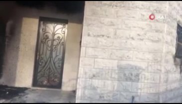 Yahudi yerleşimciler, Batı Şeria'da cami yaktı
