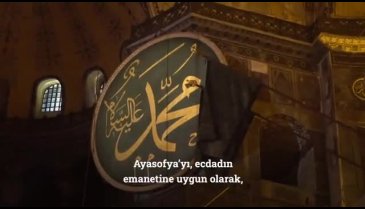 Cumhurbaşkanı Erdoğan'dan Ayasofya paylaşımı: Yemin ediyoruz ki izin vermeyeceğiz