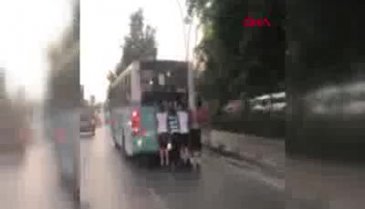 Patenli gençlerin tehlikeli yolculukları kamerada