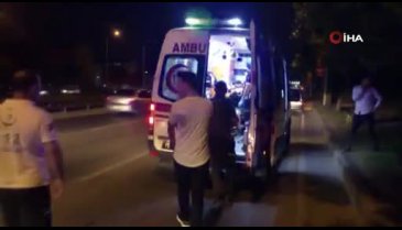 Bursa'da başka bir aracın sıkıştırdığı sıfır otomobil takla attı, 2 kişi yaralandı