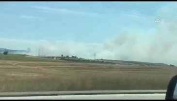 Bursa'da makilik ve ormanlık alanda yangın