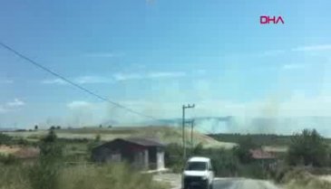 Bursa'da makilik ve ormanlık alanda yangın -1