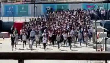 Kabataş İskelesi'nde inanılmaz görüntü!