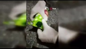 Uyuşturucuyu meyve suyu kutusuna gizlediler!