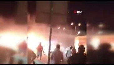Seyir halindeki otomobil alev topuna döndü