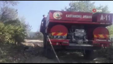 200 hektarlık ormanlık alanda yangın çıktı