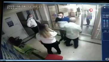 Hastanede kadın güvenlik görevlisine saldırı