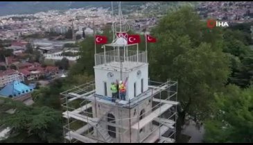 Bursa Tophane Saat Kulesi eski ihtişamına kavuşuyor