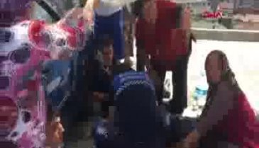 Jandarma servisi kaza yaptı: Yaralılar var