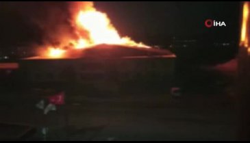 Ankara'da fabrika yangını!