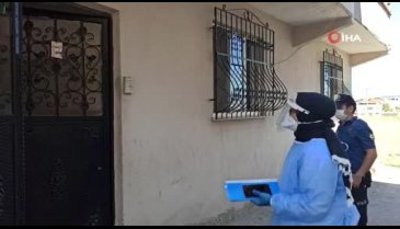 Bursa'da izleme timlerinden karantinadaki korona vakalarına sıkı markaj