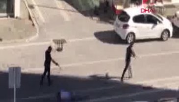 Sokak ortasında dehşet!