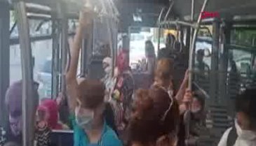 Otobüste maske takmayan kadından ilginç savunma