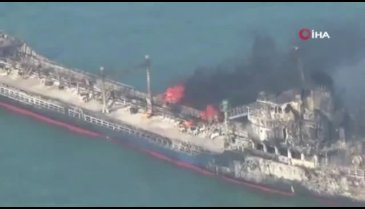 Çin'de petrol tankeri ile yük gemisi çarpıştı: 14 kişi kayıp