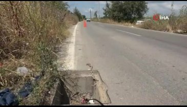Bursa'da yoldaki rögar kapakları çalındı, sürücüler ölümden döndü