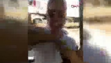 Çakarlı araçla yol kesip dehşeti yaşattı!
