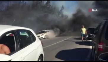 İzmir'de korkutan yangın