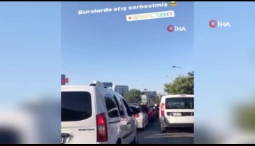 Silahlı, patinajlı ve kuralsız düğün konvoyu terörü