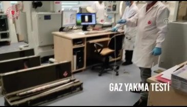 Karadeniz'de bulunan gaz test edildi