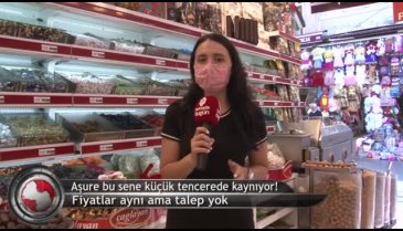 Bursa'da aşure bu sene küçük tencerede kaynıyor! (ÖZEL HABER)