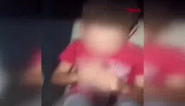 Çocuğa alkol içirip sosyal medyada paylaştı!