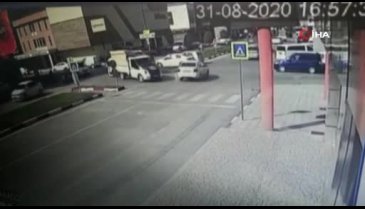 Bursa'da motosiklet sürücüsü ölümden döndü