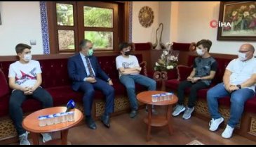 Başkan Aktaş, Bursa'nın dahi çocuklarını ağırladı