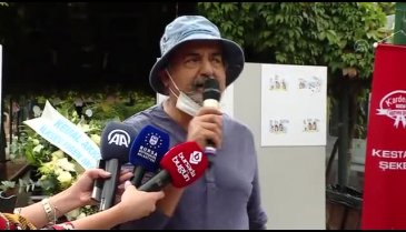 Bursa'da Karikatürist Kemal Akkoç'un 50. Yıl Sergisi'nin açılışı gerçekleştirildi