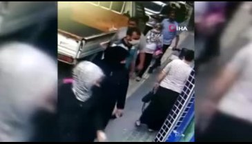 Bursa'da markete girdi, bisikletinden oldu
