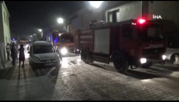 Korku dolu anlar! Demir doğrama atölyesinde oksijen tüpü patladı