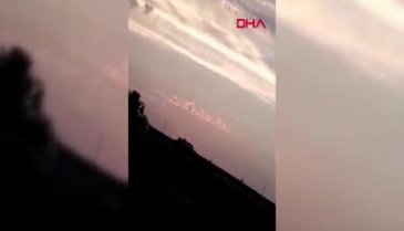 Bursa'da bulutların dikkat çeken görüntüsü