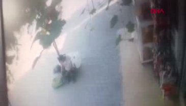 Korku dolu anlar! Son anda kurtuldu