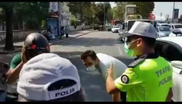 Bursa'da kasksız motosikletlilere ceza yağdı