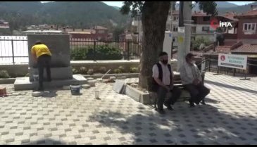Bursa Büyükorhan meydan projesi tamamlandı