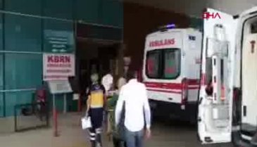 Bursa'da eşini fark etmedi, bacağının üzerinden geçti