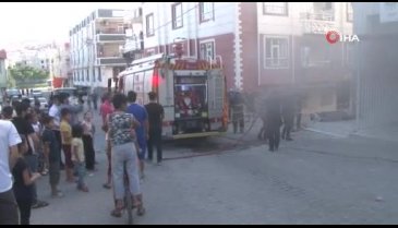 Her şeyini satıp borç parayla kurduğu iş yeri yanınca gözyaşlarına boğuldu