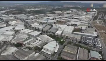 Bursa'da jandarma helikopterli trafik denetimi yaptı