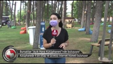 Bursalılar 'Merinos Açık Hava Kütüphanesi'nde buluşuyor! (ÖZEL HABER)