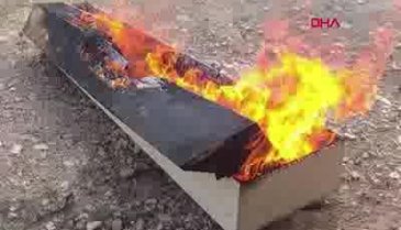 Koronadan öldü, gömüldükten sonra tabutu yakıldı!