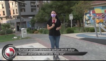 Bursalılar pandemi döneminde parkları tercih ediyor! (ÖZEL HABER)