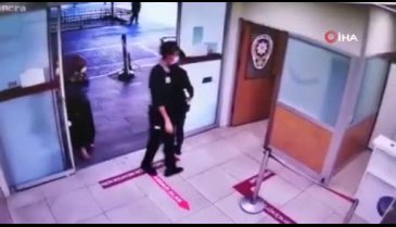 Maske takmayan kadın hastanede terör estirdi