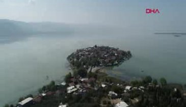 Avrupa'nın en güzel 30 kasabası arasına giren Bursa Gölyazı havadan görüntülendi