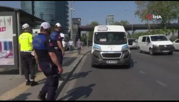 Bursa'da toplu taşımada korona denetimi