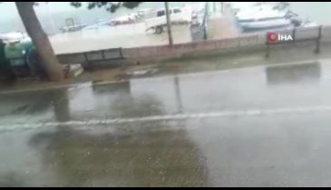 Bursa Gemlik'i dolu vurdu! - 2