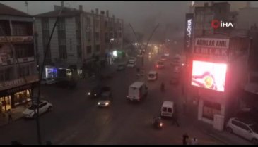 Konya'da dev toz bulutu