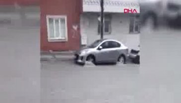 Sele kapılan buzdolabının peşinden böyle koştu