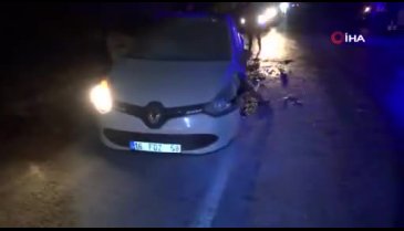 Bursa'da iki otomobil çarpıştı, bebek koltuğu hayat kurtardı